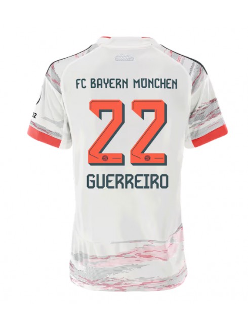 Bayern Munich Raphael Guerreiro #22 Replika Borta Kläder Dam 2025-26 Kortärmad Bayern Munich Raphael Guerreiro #22 Replika Borta Kläder Dam 2025-26 Kortärmad
